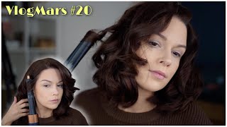 Brushing glam avec le Dyson Airwrap  VlogMars21 [upl. by Benkley]