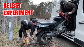 Wie schwer ist es ein Motorrad zu klauen  Selbstexperiment [upl. by Iahk]