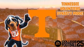 DYNASTY MODE  TENNESSEE VOLUNTEERS  EA Sports College Football 25 [upl. by Sonnnie]