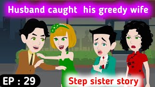 Step sister part 29  English story  Learn English  Animated stories  Sunshine English [upl. by Kuehnel630]