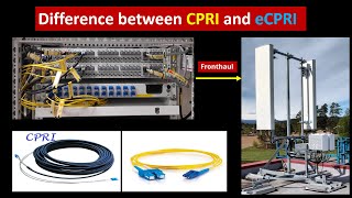 Difference between CPRI and eCPRI  what is fronthaul and backhaul  CPRI vs eCPRI [upl. by Anin]