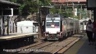 NJ Transit trains railfanning at Summit Station part 1 [upl. by Ninette]