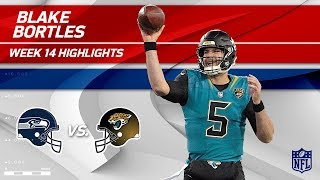 Blake Bortles Big Day w 2 TDs vs Seattle  Seahawks vs Jaguars  Wk 14 Player Highlights [upl. by Adabel]