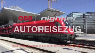 ÖBB nightjet  Autoreisezug der ÖBB [upl. by Tonneson]