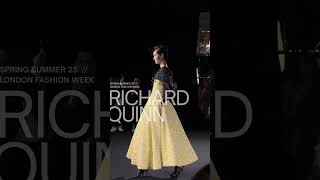 Richard Quinn  London Fashion Week  Spring Summer 25  TRENDBOOK [upl. by Ayaet]