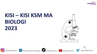 KISI KISI KSM MA BIOLOGI 2023 [upl. by Ynnelg]