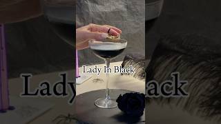 Halloween cocktail idea 🖤 halloween2024 shortvideo cocktail kokteyl drink gin recipe [upl. by Rivalee]