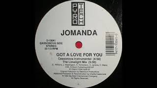 Jomanda  Got A Love For You Cassanova Instrumental 1992 [upl. by Ainiger111]