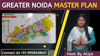 Greater Noida Master Plan Layout Details  Host By Aliya  Gurudev Real Estate [upl. by Marlowe]