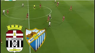 FC Cartagena 10 Málaga CF Resumen  La Liga 2  20242025 [upl. by Seldan]