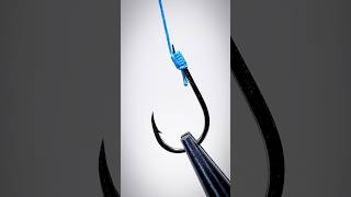 Fishing knot skills holeless hook fishing knot shorts [upl. by Atinnod998]