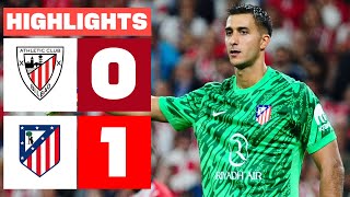 ATHLETIC CLUB 0  1 ATLÉTICO DE MADRID  RESUMEN LALIGA EA SPORTS [upl. by Nodnar]