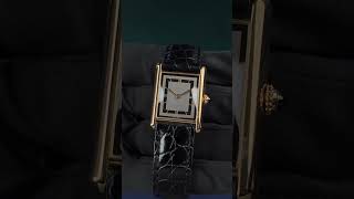 CARTIER TANK MUST DE CARTIER VERMEIL YELLOWGOLD GREY DIAL WATCH ONLY [upl. by Fiorenza671]