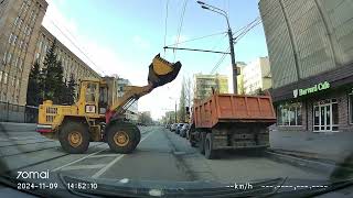 Driving in Moscow city Лефортово  Кунцево 09112024 timelapse 4x10x [upl. by Nosyarg]