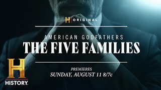 American Godfathers The Five Families Trailer  New 3Night Event Premieres 811 at 87c  History [upl. by Bolen]