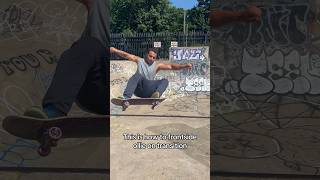 How to frontside ollie on a quarter pipe [upl. by Irving]