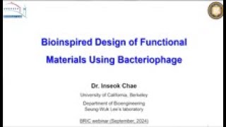 박테리오파지를 이용한 기능성 소재의 생체모방 설계 및 조립 [upl. by Josephson]
