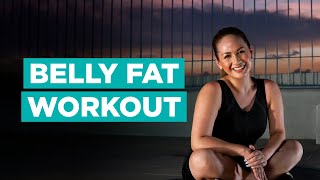 BELLY FAT WORKOUT  FAT BURNING  TUMMY FLATTENING  ANTI BLOATING TIPS  REGINE TOLENTINO [upl. by Arivle]