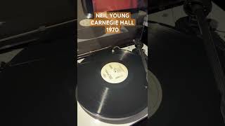 Neil Young Live Carnegie Hall 1970 vinyl record [upl. by Annaes]