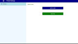 How to connect a printer on NexusPOS Tablet Point of Sale system [upl. by Ramsay]