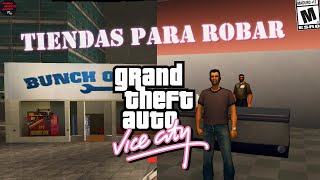 Tiendas para Robar en GTA Vice City [upl. by Yrrat]