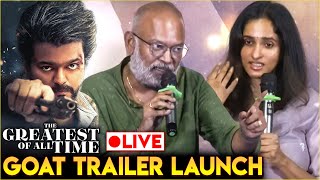 🔴LIVE GOAT Trailer Launch  Thalapathy Vijay  Venkat Prabhu  Archana Kalpathi  Yuvan [upl. by Niboc]