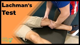 Lachman’s Test for ACL Tear [upl. by Ayotnom565]