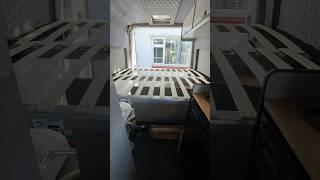 DIY VW Crafter camper conversion Building the sliding bed vw campervan vwcrafter [upl. by Placidia119]