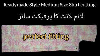 Readymade style medium size shirt cutting [upl. by Anitsyrhk955]