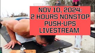 1000 NONSTOP PUSHUPS 2 HOUR Session [upl. by Farrah686]