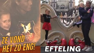 WIJ GAAN NAAR DE EFTELING MILENA MAG VOOR DE EERSTE KEER IN DE JORIS EN DE DRAAK ACHTBAAN😱🙈  263 [upl. by Carine]