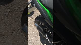 Kawasaki H2 SX exhaust [upl. by Akienahs]