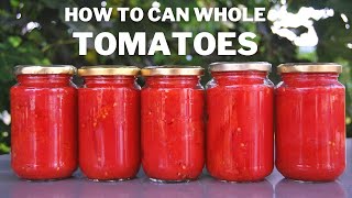 Canning Whole Tomatoes with the help of my mother in law How to Can Plum Tomatoes [upl. by Akelahs]