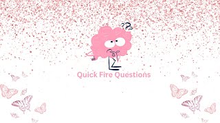 Quick Fire Questions  15th January 2024 [upl. by Warrick]