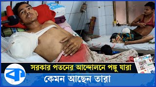 যাদের হাতপা হারানোর বিনিময়ে সরকার পতন কেমন আছেন তারা  Students protest [upl. by Eelyr222]