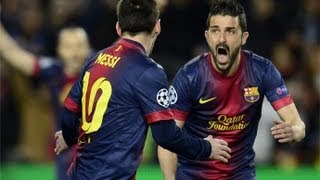 Barcelona Vs ACMilan 40 2013 Goals amp Highlights 1232013 HD [upl. by Nosila]