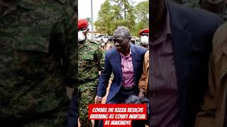 Cornel dr kizza besigye arriving at court martial at Makindye live besigye news uganda football [upl. by Pietra888]