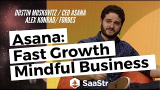 Dustin Moskovitz Asana Fast Growth Mindful Business [upl. by Arman]