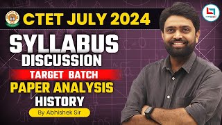 CTET July 2024  SST History Syllabus Discussion Introduction class by Abhishek Suman Sir [upl. by Amil209]