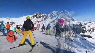 Hasliberg Reuti  Bidmi  AlpenTower  Winterwanderung  27 Febr 2019 [upl. by Einnok]