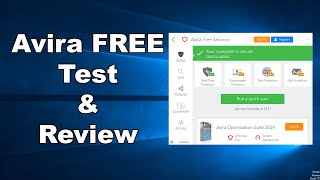 Avira FREE Antivirus Test amp Review 2019  Antivirus Security Review [upl. by Alekat]