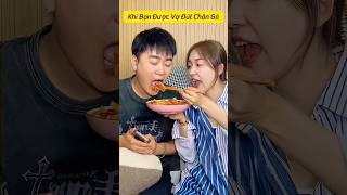 Khi Bạn Được Vợ Đút Cho Ăn Chân Gà Bạn Sẽ Làm Gì mukbang food anuong anvat shorts [upl. by Norvil]