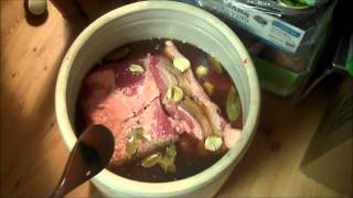 Homemade Pressure Canning Corned Beef from Brisket Part I [upl. by Buyers]