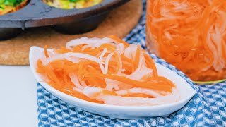 How To Make Do Chua Pickled Carrots and Daikon [upl. by Viridissa]