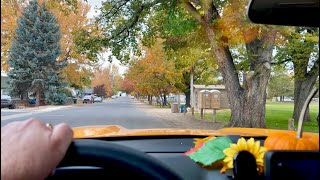 ASMR FallAutumn Drive No talking only Fall foliage in Susanville CA [upl. by Ydualc]