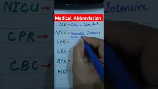 Medical abbreviation medical knowledge [upl. by Anitra]