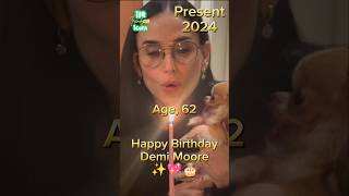 Demi Moore Celebrating Her 62 Birthday ✨😯 antesedepois beforeandafter demimoore brucewillis [upl. by Akalam]