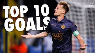 TOP 10  Mooiste goals van Mathieu Maertens in de Jupiler Pro League [upl. by Dacia]