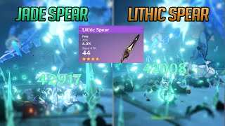 Lithic Spear UNDERRATED Weapon For Xiao [upl. by Llemej819]