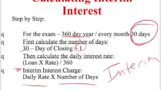 Calculating Interim Interest [upl. by Annil]